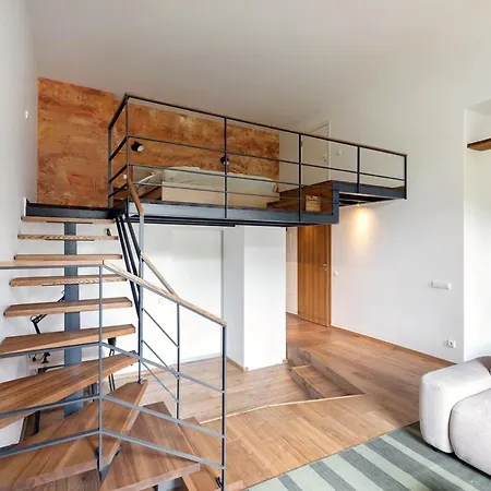 Cosy Loft With Terrace In Paupys By Urban Rent Apartment