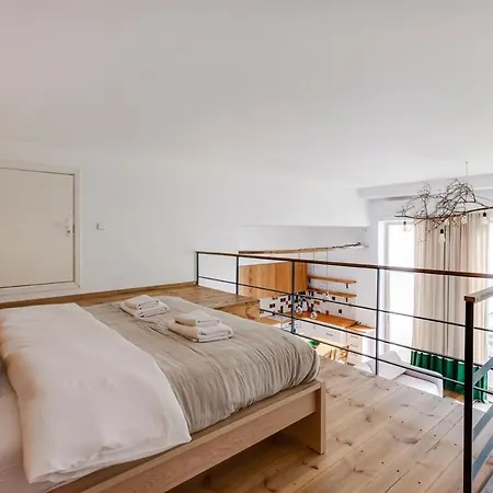 Cosy Loft With Terrace In Paupys By Urban Rent 公寓