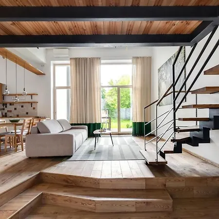 Apartment Cosy Loft With Terrace In Paupys By Urban Rent Vilnius