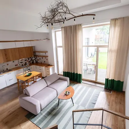 Cosy Loft With Terrace In Paupys By Urban Rent Vilnius