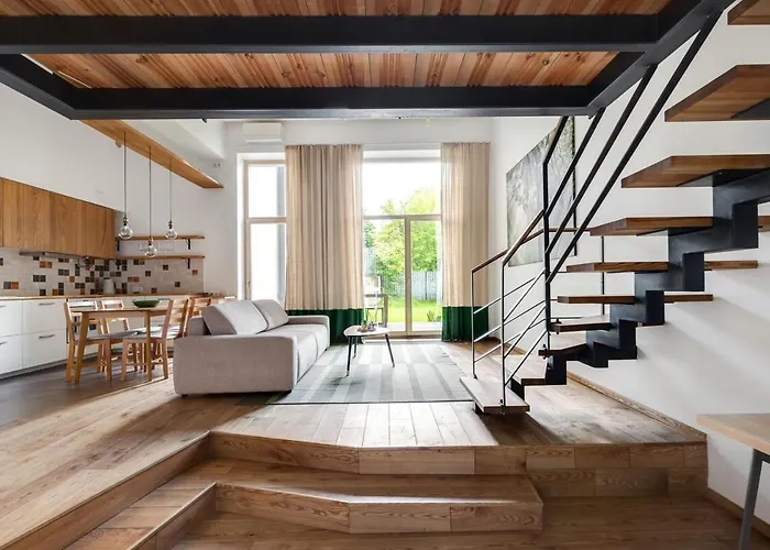 アパート Cosy Loft With Terrace In Paupys By Urban Rent ヴィリニュス