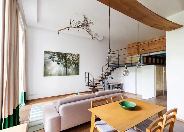 Cosy Loft With Terrace In Paupys By Urban Rent *