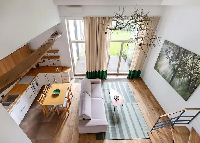 Cosy Loft With Terrace In Paupys By Urban Rent Apartament Wilno