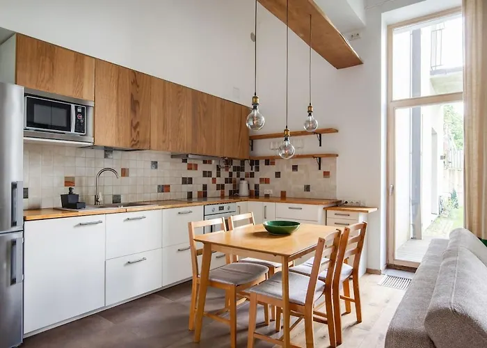 Cosy Loft With Terrace In Paupys By Urban Rent Lejlighed